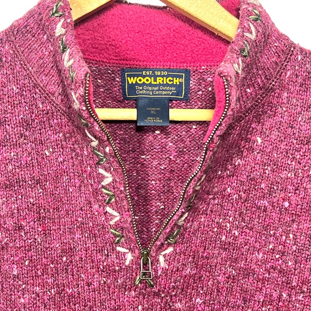 Woolrich Half Zip Wool Blend Pullover Sweater - image 3